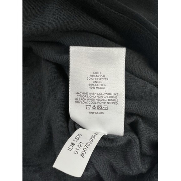 Express Dark‎ Grey Modal Stretch Pencil Skirt Elastic Waist Size Medium - Picture 6 of 6